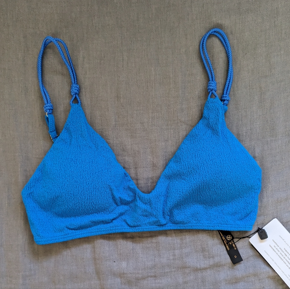 Vix Firenze Gwen Bikini Top Blue Ocean